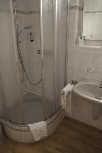 Koupelna v ubytování Hotel Brunnenhof International