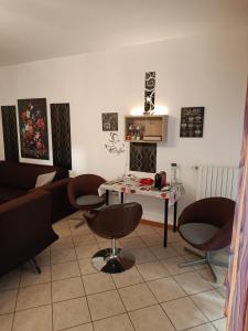 Χώρος καθιστικού στο 1000MigliaHouse