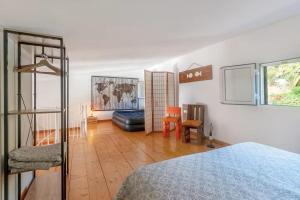 Ένα ή περισσότερα κρεβάτια σε δωμάτιο στο La Dimora del Marinaio - HelloElba