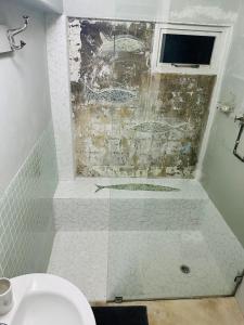 Koupelna v ubytování Memento Vivere