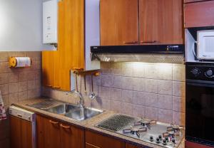 Η κουζίνα ή μικρή κουζίνα στο Pietre dell'antico borgo