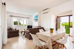 Et opholdsområde på Villa Celia