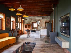 Χώρος καθιστικού στο La Pension Guest House