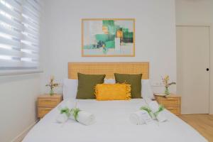 En eller flere senge i et værelse på - Marés Cabanyal -Mediterráneo en clave boutique