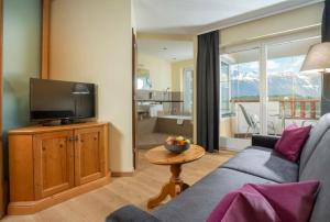 Η κουζίνα ή μικρή κουζίνα στο Hotel Seppl