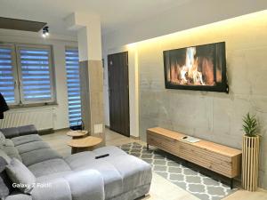 Χώρος καθιστικού στο Apartment Step-Free +19 φωτογραφίες