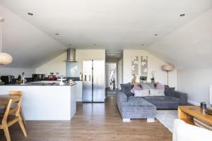 Køkken eller tekøkken på Swallows Lodge