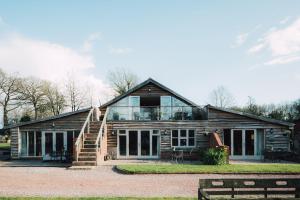 Bygningen som feriehuset ligger i