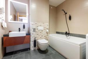 Et badeværelse på Apartma Masada