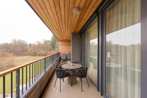 En balkon eller terrasse på Apartma Masada