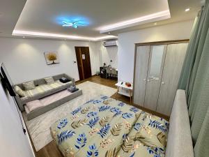 Ένα ή περισσότερα κρεβάτια σε δωμάτιο στο Luxury Private Room near airport