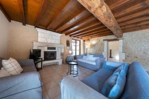 Χώρος καθιστικού στο Langlade Estate