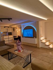 Khu vực ghế ngồi tại Apartman Savić