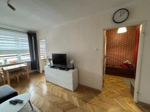 TV a/nebo společenská místnost v ubytování Apartament L38 Mieszkanie dla wszystkich
