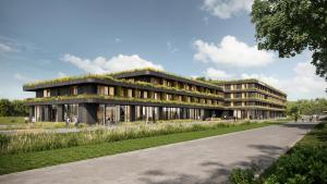 Bygningen som hotellet ligger i