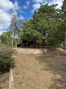 vista su una casa con un albero di Casa 7 Cajones a Trapiche