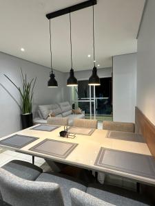 Posezení v ubytování Apartamento Guarujá enseada