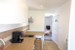 Nhà bếp/bếp nhỏ tại Coin de paradis à Grenoble