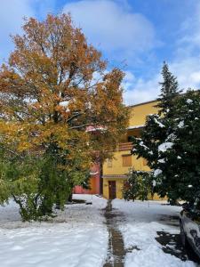 Το Casa con vista τον χειμώνα