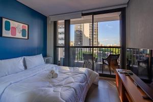 Postel nebo postele na pokoji v ubytování Yume Maceió By You + 109 fotografií