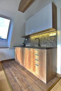A kitchen or kitchenette at Apartment Luna