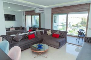 Un lugar para sentarse en Puerto Marina APARTHOTEL