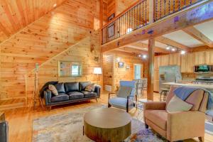 Posezení v ubytování Rhododendron Rendezvous