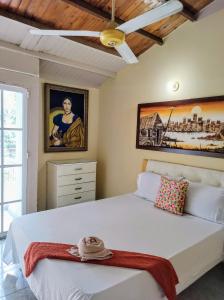 Voodi või voodid majutusasutuse Casa Del Pintor toas