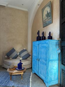 Χώρος καθιστικού στο Dar Mimosa