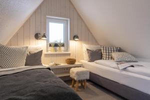 Ένα ή περισσότερα κρεβάτια σε δωμάτιο στο Wohnung K13