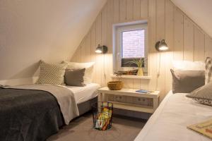 Ένα ή περισσότερα κρεβάτια σε δωμάτιο στο Wohnung K13