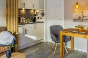 Η κουζίνα ή μικρή κουζίνα στο Pier17 Appartement 4 +6 φωτογραφίες