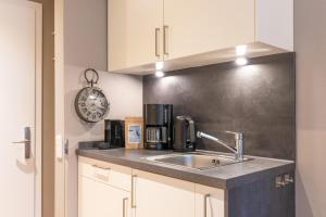 Køkken eller tekøkken på Logierhaus K15 Appartement 7