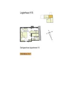 El plano del piso de Logierhaus K15 Appartement 10 4 fotos más