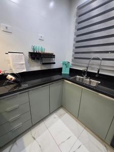 Køkken eller tekøkken på Conforto, Balão & Paraquedas