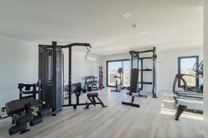 Fitness centrum a/nebo fitness zařízení v ubytování Quinta View Apartment