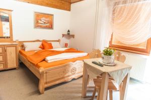 Ένα ή περισσότερα κρεβάτια σε δωμάτιο στο Apartmán Otília