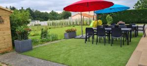 En have udenfor Gîte La Ferme Du Mesnil