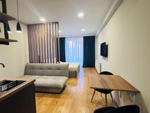 Χώρος καθιστικού στο Skyheaven, new gudauri