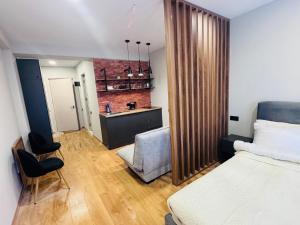 Χώρος καθιστικού στο Skyheaven, new gudauri