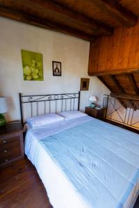 En eller flere senge i et værelse på Vigna dell'Etna