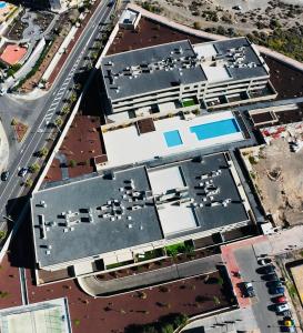 an overhead view of a group of buildings at La Tejita "Vida" by BE HAPPY in La Tejita +7 photos