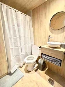 Ένα μπάνιο στο El Nido Domos en Potrerillos