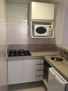 Køkken eller tekøkken på Campinas - Conforto e Praticidade: 02 Hóspedes