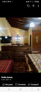 Posezení v ubytování Cabañas Aneley