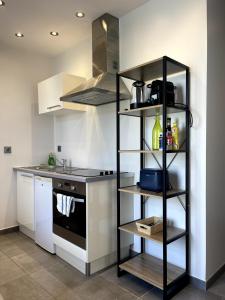 Køkken eller tekøkken på Studio - Travail & Détente - Puy