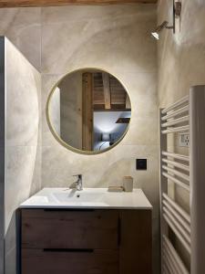 Koupelna v ubytování Appt 6 pers, 2 min Ski et Commerce