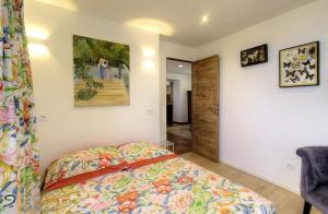 Postel nebo postele na pokoji v ubytování Face à la mer - Grande terrasse