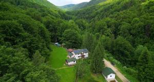 Naturlandskabet i nærheden af pensionatet