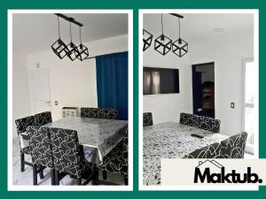 Et opholdsområde på Maktub Alojamiento